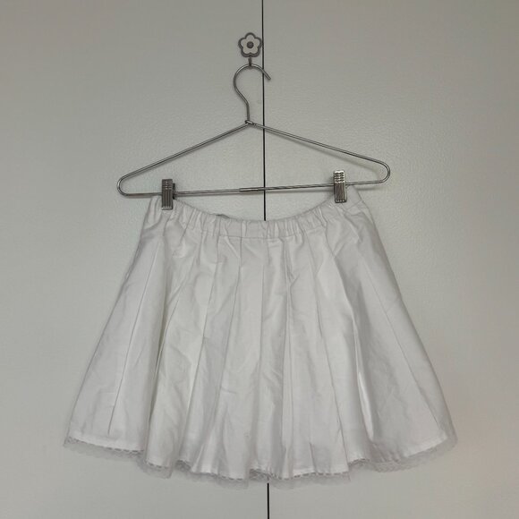 J. Crew Pleated Tie Waist Mini Skirt - Picture 2 of 5